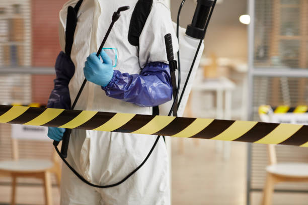 Professional Biohazard Cleanup technician working in Elba, NE